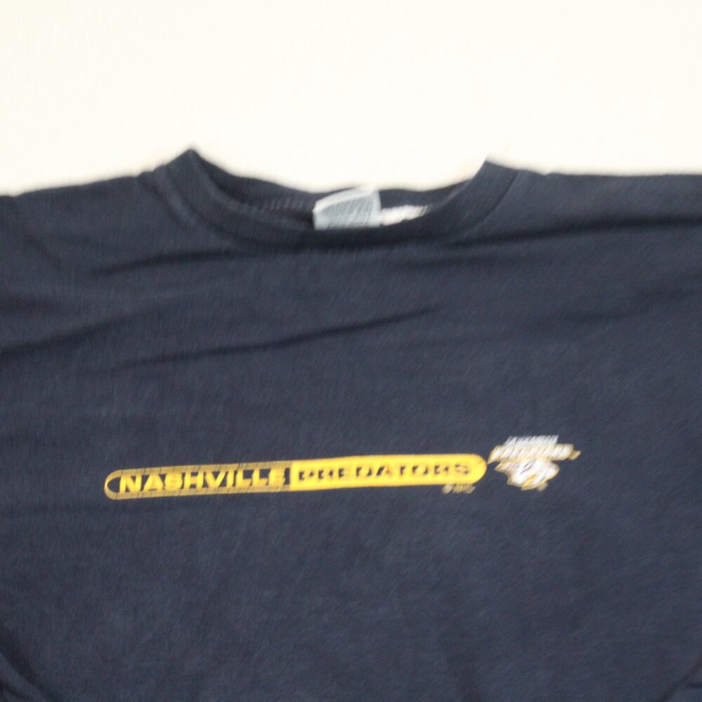 CCM Men Blue Shirt Nashville Predators Vintage Size XL - Picture 4 of 9